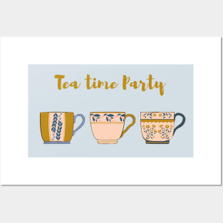 Tea Time Party Posters and Art